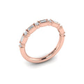 18kt Rose Gold Diamond Stackable Wedding Band