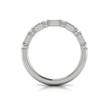 14K White Gold Diamond Stackable Wedding Band