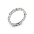 14K White Gold Diamond Stackable Wedding Band