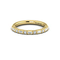 18kt Yellow Gold Diamond Stackable Womens Wedding Band