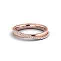 14kt Rose Gold Diamond Stackable Wedding Band