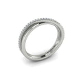 14K White Gold Diamond Stackable Wedding Band