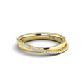 14kt Yellow Gold Diamond Stackable Wedding Band
