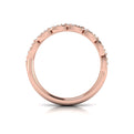 14kt Rose Gold Diamond Stackable Wedding Band
