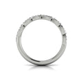 14K White Gold Diamond Stackable Wedding Band