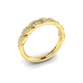14kt Yellow Gold Diamond Stackable Wedding Band