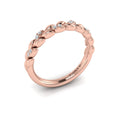 14kt Rose Gold Diamond Stackable Wedding Band