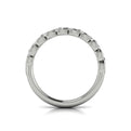 14K White Gold Diamond Stackable Wedding Band