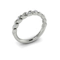 14K White Gold Diamond Stackable Wedding Band