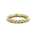 18kt Yellow Gold Diamond Stackable Wedding Band