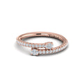 14kt Rose Gold Diamond Stackable Wedding Band
