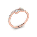 14kt Rose Gold Diamond Stackable Wedding Band