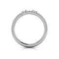 14K White Gold Diamond Stackable Wedding Band