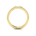 14kt Yellow Gold Diamond Stackable Womens Wedding Band