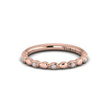 14kt Rose Gold Diamond Stackable Wedding Band