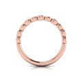 14kt Rose Gold Diamond Stackable Wedding Band