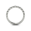 14K White Gold Diamond Stackable Wedding Band