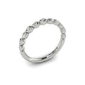 14K White Gold Diamond Stackable Wedding Band