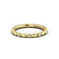 14kt Yellow Gold Diamond Stackable Wedding Band