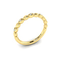 14kt Yellow Gold Diamond Stackable Wedding Band