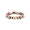 18kt Rose Gold Diamond Stackable Wedding Band