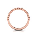 18kt Rose Gold Diamond Stackable Wedding Band