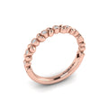 18kt Rose Gold Diamond Stackable Wedding Band
