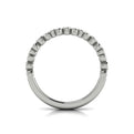 14K White Gold Diamond Stackable Wedding Band