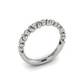 14K White Gold Diamond Stackable Wedding Band