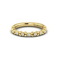 18kt Yellow Gold Diamond Stackable Wedding Band
