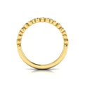 18kt Yellow Gold Diamond Stackable Wedding Band