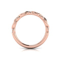 14kt Rose Gold Diamond Stackable Wedding Band
