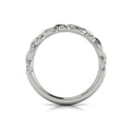 14K White Gold Diamond Stackable Wedding Band