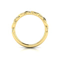 14kt Yellow Gold Diamond Stackable Wedding Band