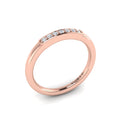 14kt Rose Gold Diamond Stackable Wedding Band