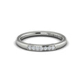14K White Gold Diamond Stackable Wedding Band