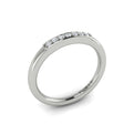 14K White Gold Diamond Stackable Wedding Band