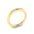 14kt Yellow Gold Diamond Stackable Wedding Band
