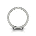 14K White Gold 1 CT Diamond Womens Wedding Band Enhancer