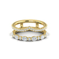 18kt Yellow Gold Diamond Wedding Band Enhancer