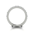 14K White Gold 1.07ct Diamond Wedding Band Enhancer