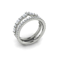 14K White Gold 1.07ct Diamond Wedding Band Enhancer