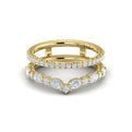 14kt Yellow Gold 1.07ct Diamond Wedding Band Enhancer