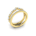 14kt Yellow Gold 1.07ct Diamond Wedding Band Enhancer