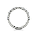 14K White Gold Diamond Stackable Wedding Band