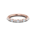 14kt Rose Gold Diamond Stackable Wedding Band