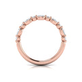 14kt Rose Gold Diamond Stackable Wedding Band