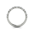 14K White Gold Diamond Stackable Wedding Band