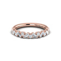 14kt Rose Gold Diamond Stackable Wedding Band