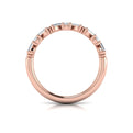 14kt Rose Gold Diamond Stackable Wedding Band